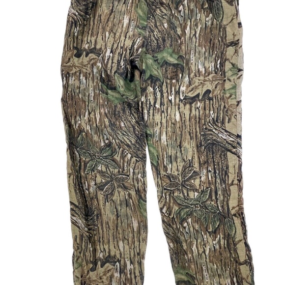 Realtree Gauze Lightweight Hunting Pants Large USA-Made Vtg Mens Camo Camouflage - Picture 2 of 9